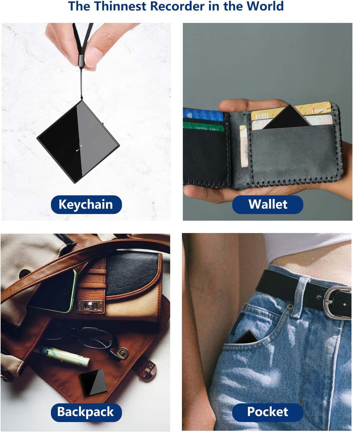 MASK Camera Support up to 32GB Memory Card Full HD Video Audio Recorder, 2 Hours Recording After Full Charge